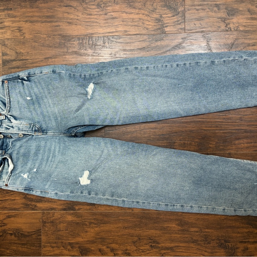 Old Navy Women's Straight Leg Jeans - Light Blue